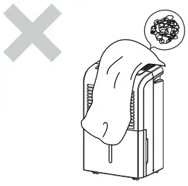 ausclimate WDH-070EBP NWT Supreme All Season 50L Dehumidifier - CAUTIONS 8