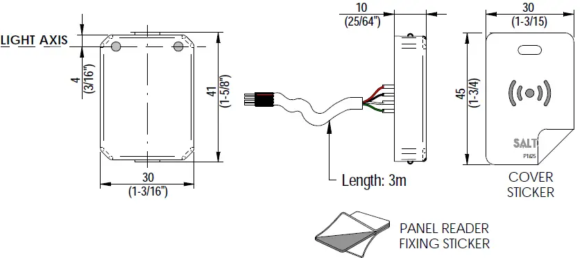SALTO-XS4-Panel-Wall-Reader-FIG-1