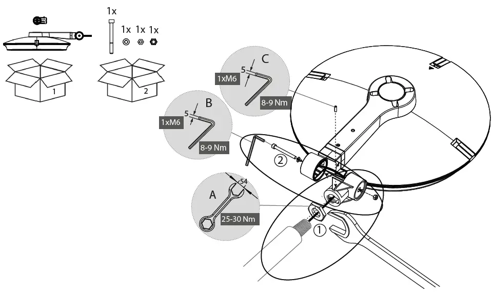 Schreder-FLEXIA-FG-Maxi-Side-Entry-With-Swivel-Fixations-fig-8