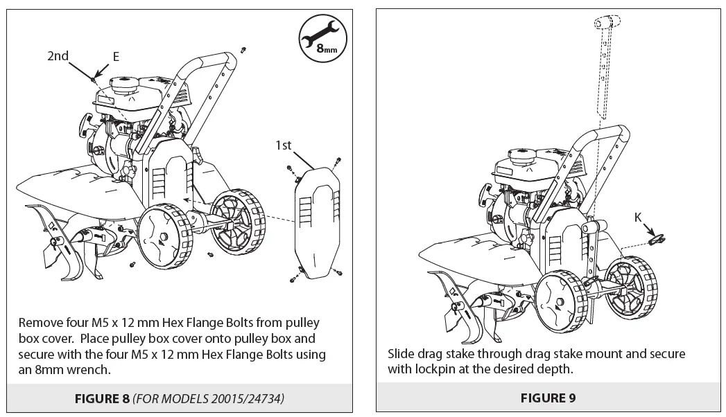 Earthquake 20015 Versa Front Tine Tiller Cultivator fig-17