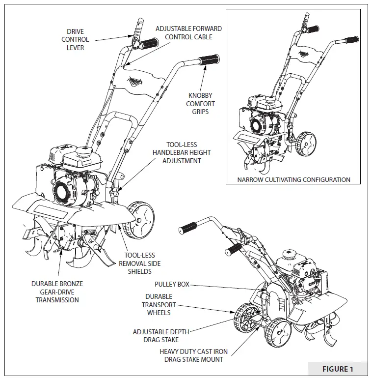 Earthquake 20015 Versa Front Tine Tiller Cultivator fig-8
