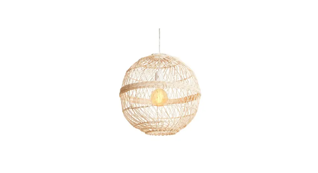 Kmart 43151165 Rattan Ball Pendant Instruction Manual