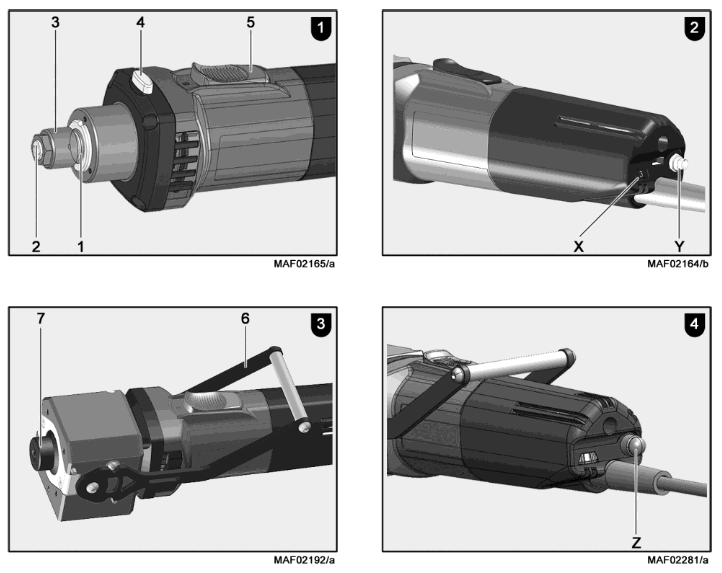 mafell FM 1000 Milling Motor - 3