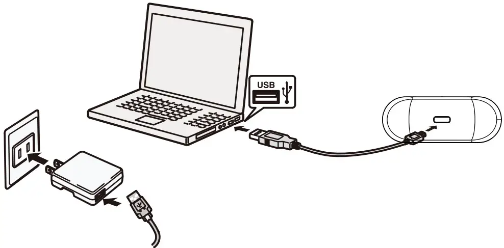 maxell EB BTANC1 ANC1 Active Noise Cancellation Earbuds - Charging