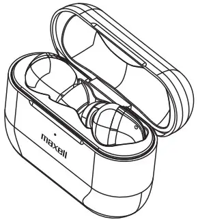 maxell EB BTANC1 ANC1 Active Noise Cancellation Earbuds - Figure 1