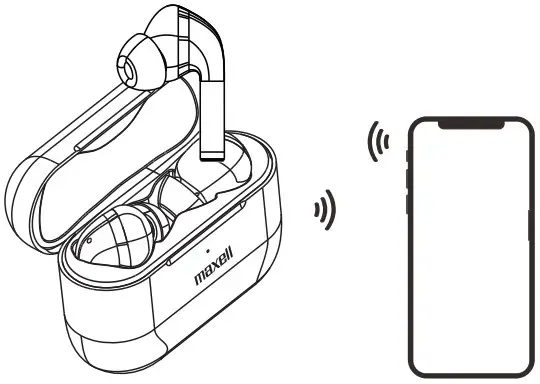 maxell EB BTANC1 ANC1 Active Noise Cancellation Earbuds - Figure 2