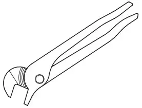 DELTA DT031141 P Trap in Chrome - Groove joint pliers