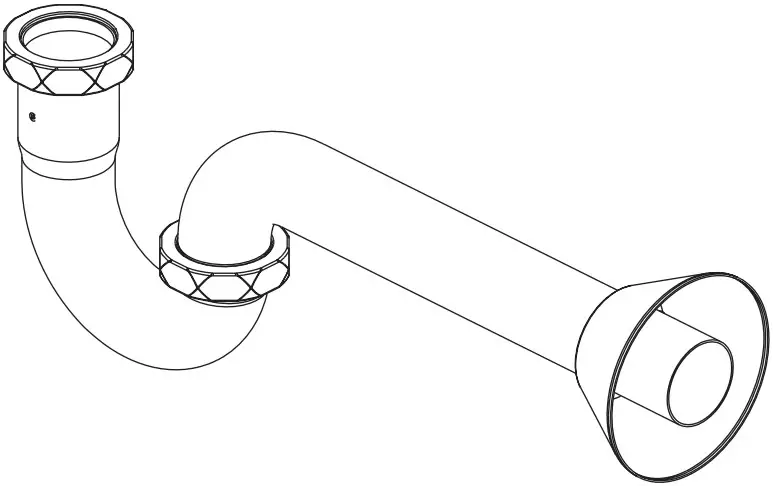 DELTA DT031141 P Trap in Chrome