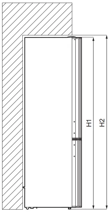Electrolux LNT3LE31W1 Free-Standing Refrigerator - Dimensions