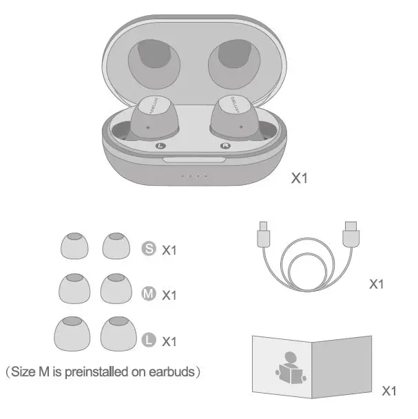 DELUX DT3 True Wireless Earbuds-fig-1