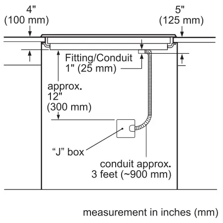 36-inch Electric Cooktop And Cutout Dimensions