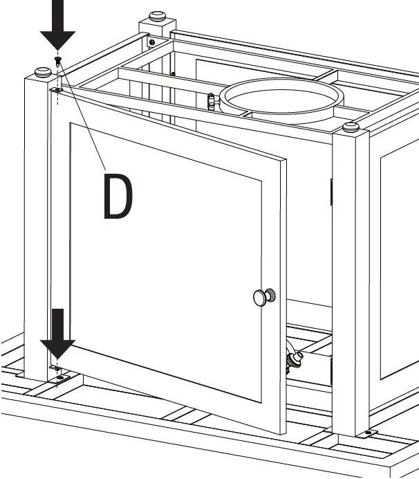 ENDLESS -SUMMER GAD17107ES The Marc Outdoor -Rectangular -Steel -Frame- LP- Gas -Fire Pit 08