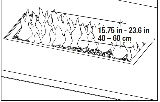 ENDLESS -SUMMER GAD17107ES The Marc Outdoor -Rectangular -Steel -Frame- LP- Gas -Fire Pit 20