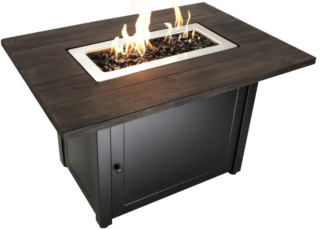 ENDLESS -SUMMER GAD17107ES The Marc Outdoor -Rectangular -Steel -Frame- LP- Gas -Fire Pit product