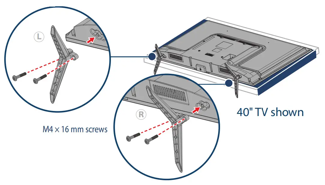 INSIGNIA NS-40D510NA21 40 - MOUNT