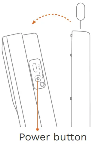 Power on/off and
network configuration