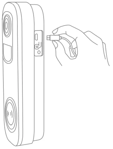 Charging your doorbell