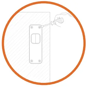 Install at an angle (optional)