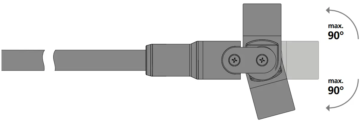 Laserliner 082.218A VarioView Camera - Camera head adjustment