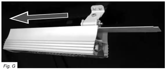 Solaira Cosy Weatherproof Infrared Heaters - Gently slide the heater body