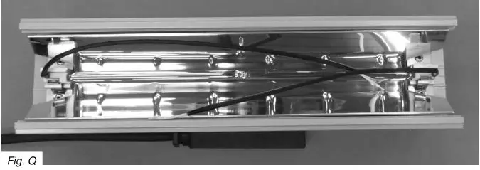 Solaira Cosy Weatherproof Infrared Heaters - Pull the emitter wires through the two access holes