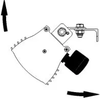 Solaira Cosy Weatherproof Infrared Heaters - The heater bracket can be used to adjust up and down
