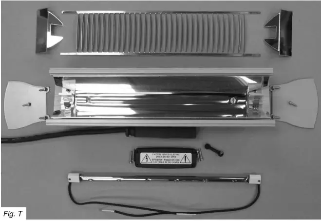 Solaira Cosy Weatherproof Infrared Heaters - The heater should now be broken down