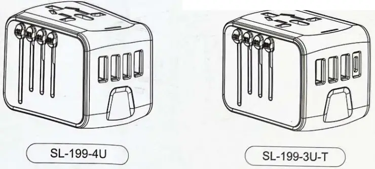 Respshop SL 199 2U Travel LED Power Adapter - Figure 2
