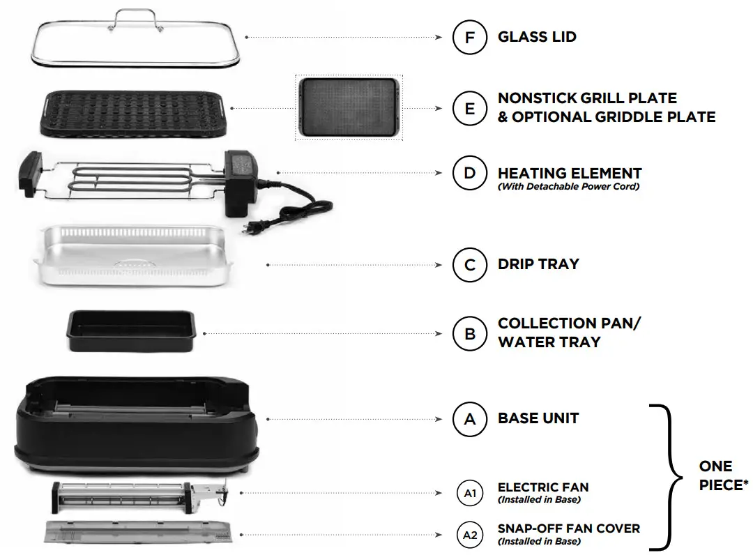 POWER Smokeless Grill XL- Assembly