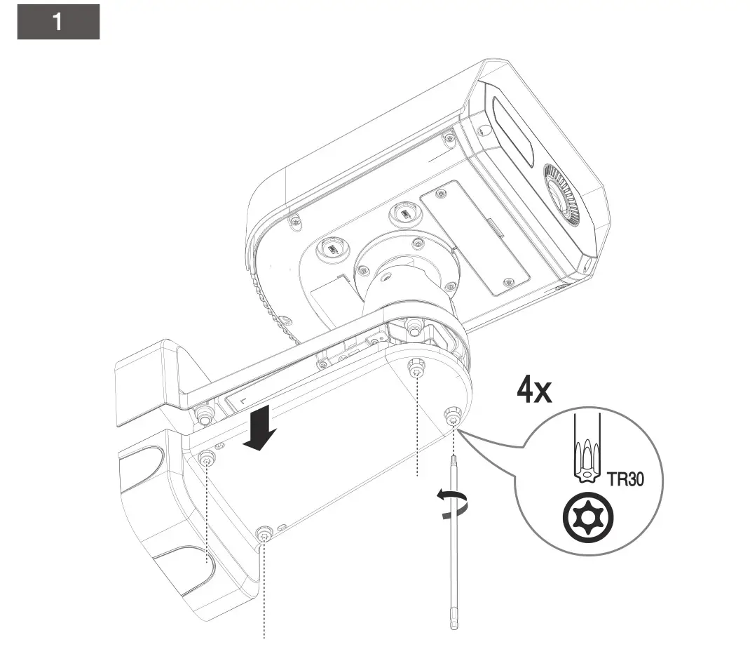 WISeNeT TNM-C4940TD Thermal Network Camera - Figure 1