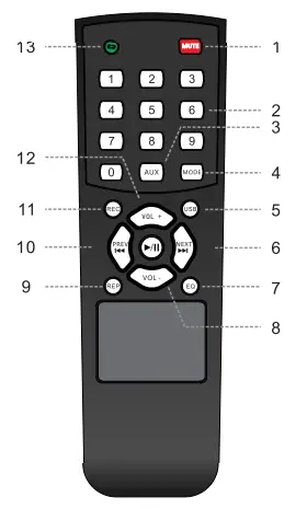 VeGue VS-0650 Portable Speaker - REMOT