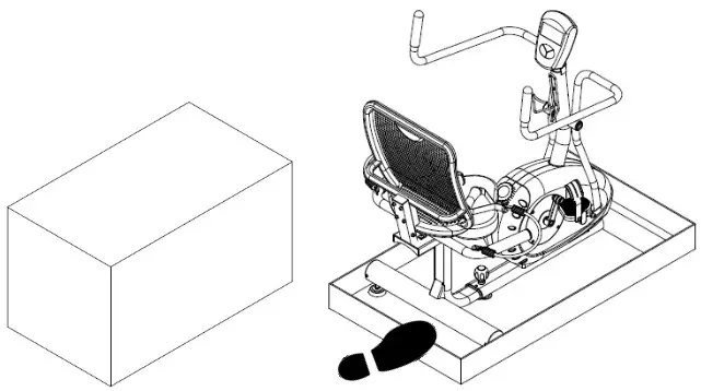 Physio Trainer CXT Recumbent Cross Trainer Owner's Manual -Unboxing