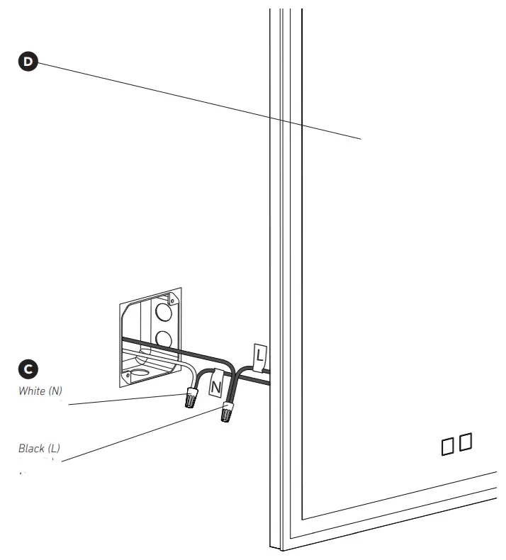 artika WMIRH-SACH-2431-C Anti-Fog LED Wall Mirror -figure 10