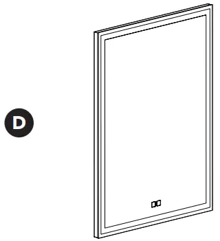 artika WMIRH-SACH-2431-C Anti-Fog LED Wall Mirror -figure 4