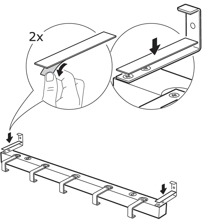 IKEA TJUSIG Installation 6
