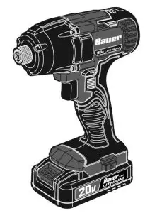 BAUER 1781C-B1 ¼ Hex Compact Impact Driver