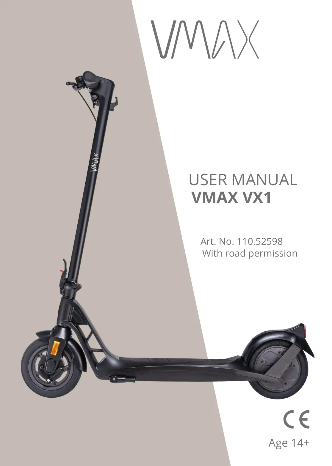 VMAX VX1 User Manual