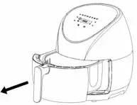 YEDI House Ware Air Fryer - handle