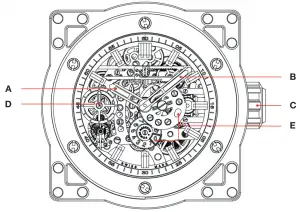 HUBLOT Meca-10 Striking Mantle Clock - OVERVIEW
