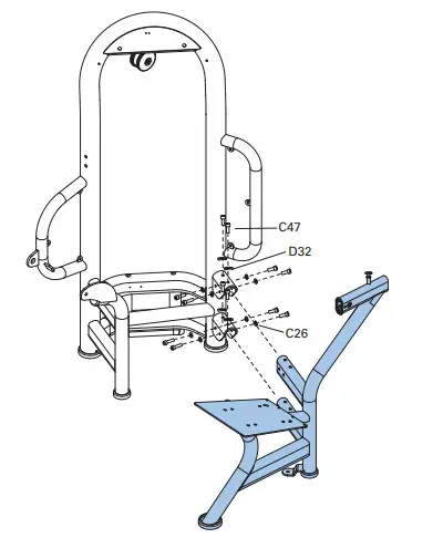 MATRIX AURA Series G3-S71 Leg Extension- 1