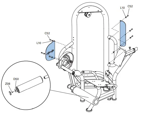 MATRIX AURA Series G3-S71 Leg Extension- 3