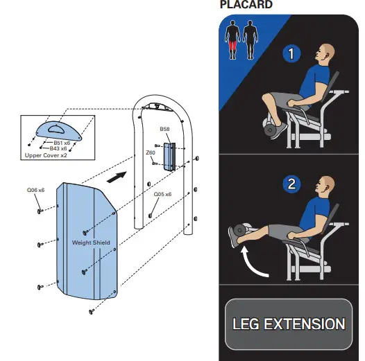 MATRIX AURA Series G3-S71 Leg Extension- 7