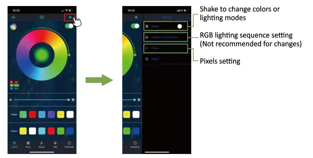 novostella NTF71 RGBCW US 4 Solar Spot Lights - APP Connection Instructions 2