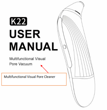 DeenSmt K22 Multifunctional Visual Pore Cleaner Device