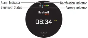 Bushnell Golf 362150 ION Elite GPS Rangefinder Watch - Home Screen