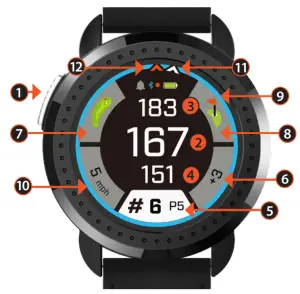 Bushnell Golf 362150 ION Elite GPS Rangefinder Watch - Play Golf Front