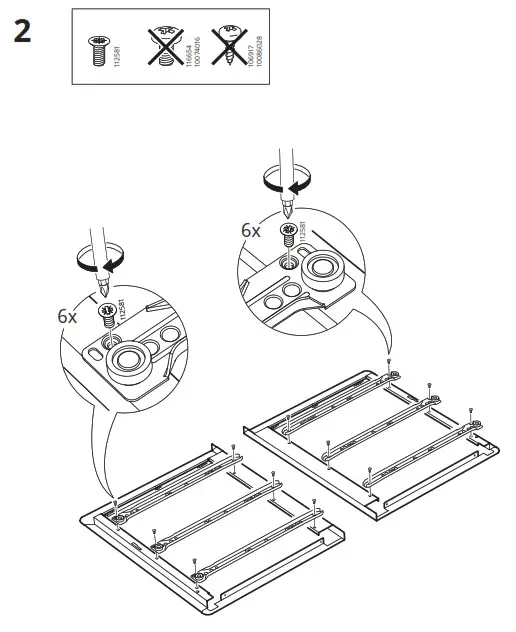 IKEA 604.850.99 TROTTEN Drawer Unit with 3 Drawers- 2
