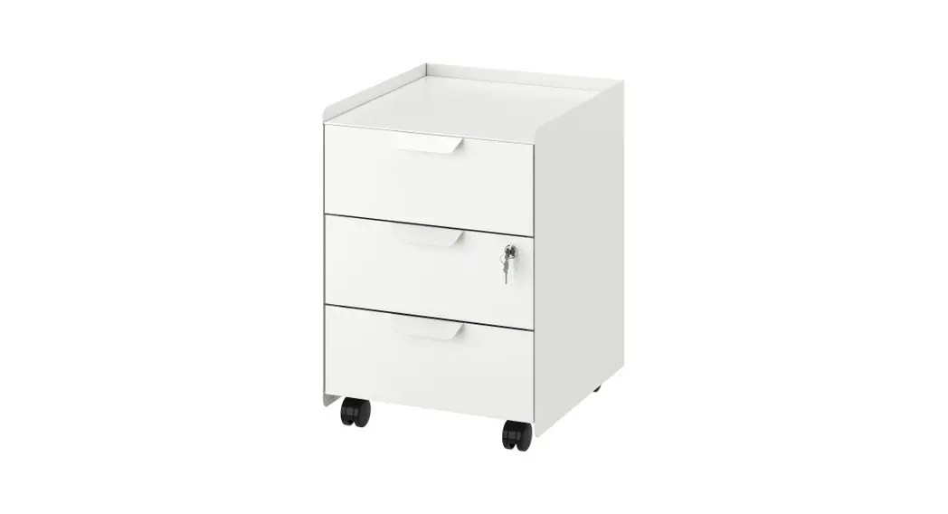 Ikea 604.850.99 Trotten Drawer Unit With 3 Drawers Instruction Manual