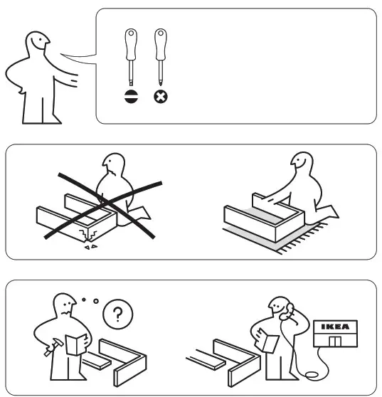 IKEA 604.850.99 TROTTEN Drawer Unit with 3 Drawers- Tools