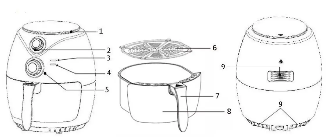 emerio 89980072 Smart Fryer-1